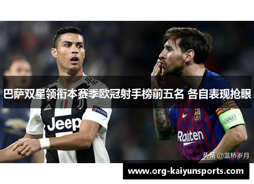 巴萨双星领衔本赛季欧冠射手榜前五名 各自表现抢眼